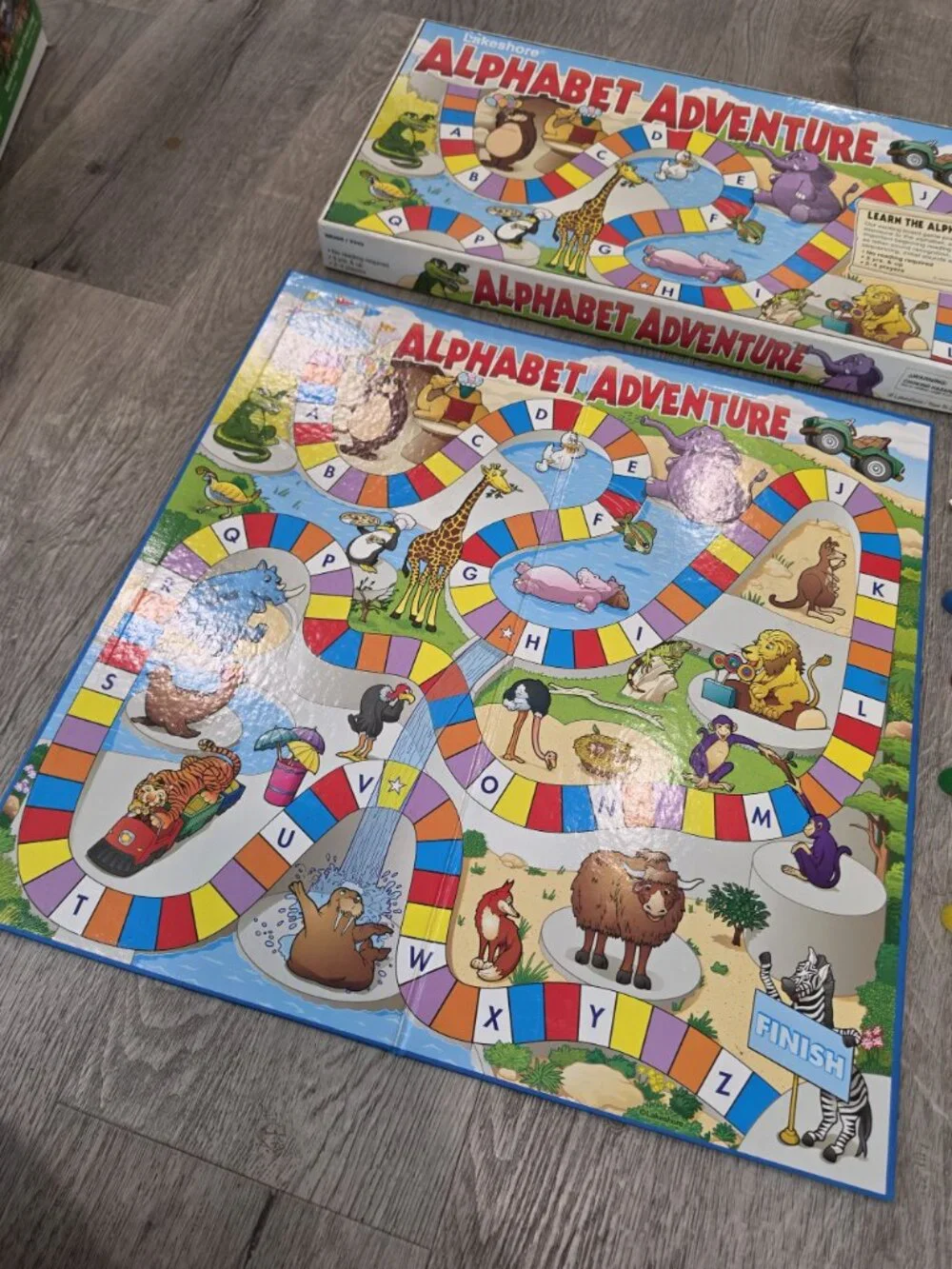 Alphabet Adventure Board Game By Lakeshore For Kids Ages 3+ Learn Letters